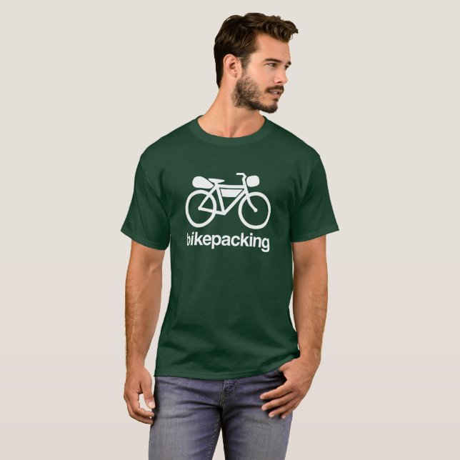 Camiseta Símbolo de Bikepacking (Anverso completo)
