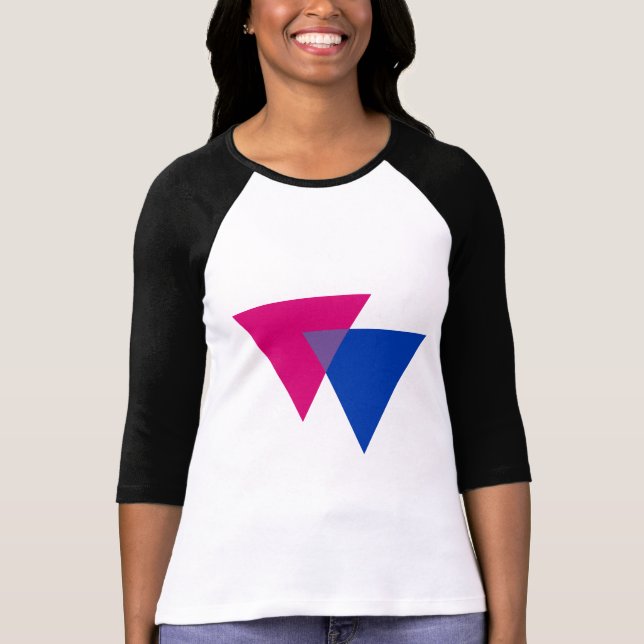 Camiseta Símbolo de bisexuales (Anverso)