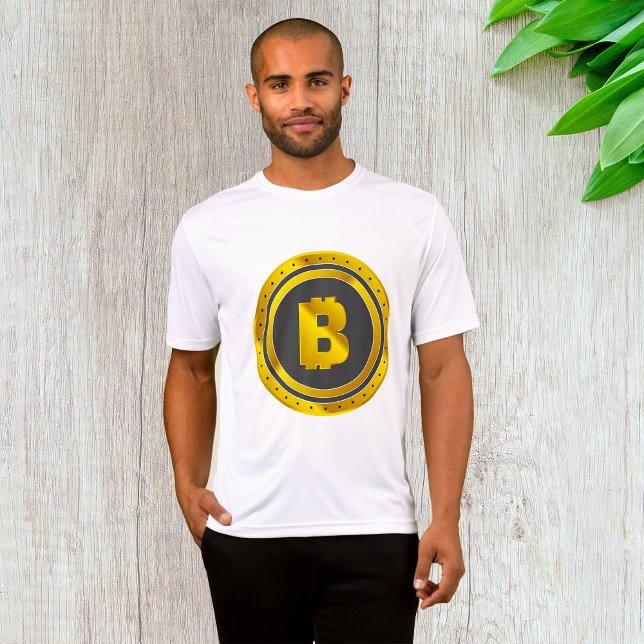 Camiseta Símbolo de Bitcoin de oro Moneda digital (Subido por el creador)