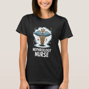 Camiseta Símbolo de Caduceo Médico Nefrología Enfermera Asi