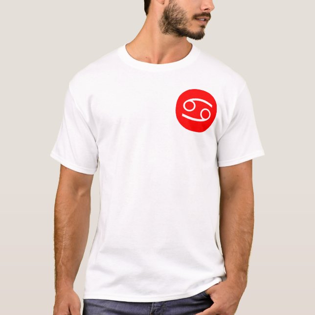 Camiseta Símbolo de cáncer - bolsillo (Anverso)
