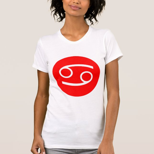 Camiseta Símbolo de cáncer - Personalizado (Anverso)