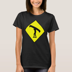 Camiseta Símbolo de canoa Portage Tiempo de verano clásico