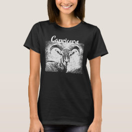 Camiseta Símbolo de capricornio de Rótulo zodiaco