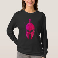 Símbolo de casco gladiador Chica espartano rosado