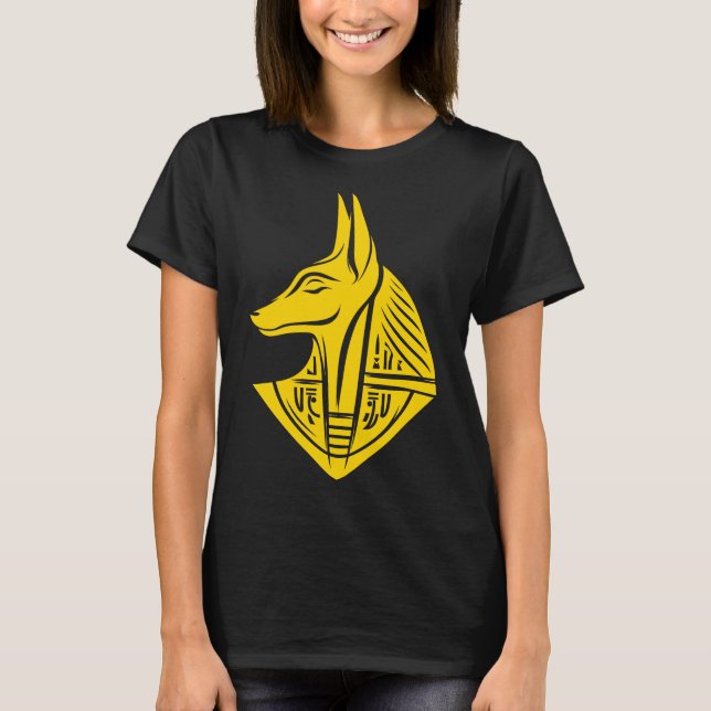 Camiseta Símbolo de Chacal de Anubis (Anverso)