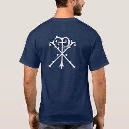 Camiseta Símbolo de Chi Rho de Cristo cristiano Inspirador