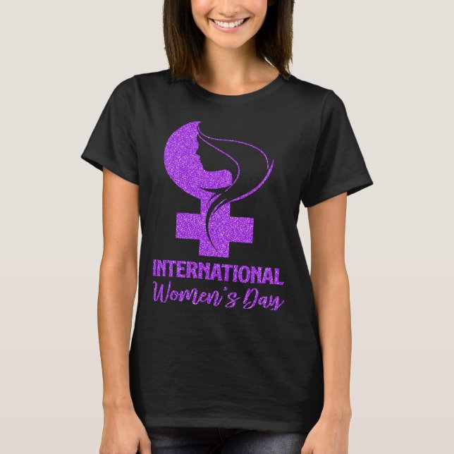 Camiseta Símbolo de chica Día Internacional de la Mujer 8 d (Anverso)