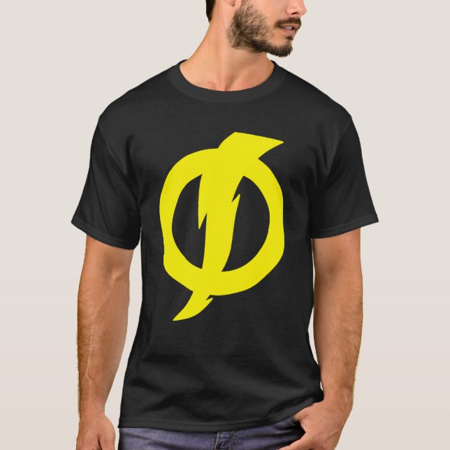 Camiseta Símbolo de choque estático clásico (Anverso)