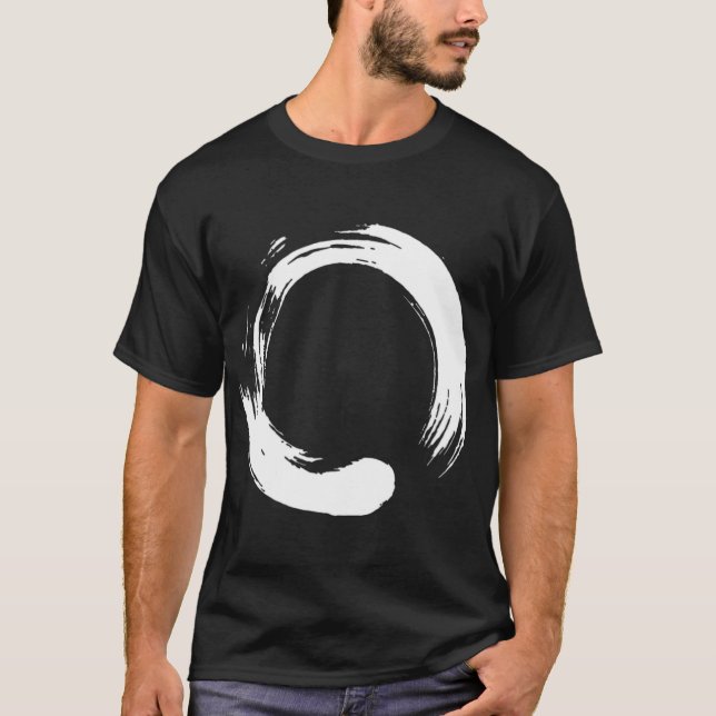 Camiseta Símbolo de círculo enso zen Budismo Yoga Buda (2) (Anverso)