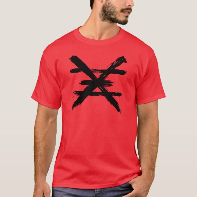 Camiseta Símbolo de cobre - Edición negra (Anverso)