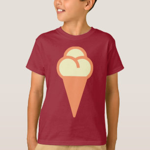 Camiseta Símbolo de cono de helado
