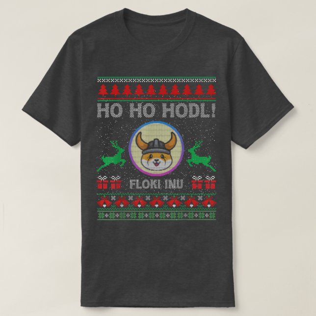 Camiseta Símbolo de criptografía de monedas de inu floki pa (Diseño del anverso)