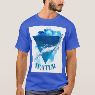 Camiseta Símbolo de elemento de agua