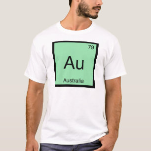 Camiseta Símbolo de elemento químico de Australia Aussie Te
