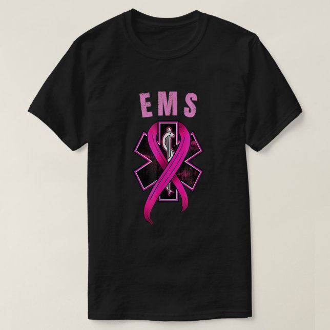 Camiseta Símbolo de EMS para una cura para la conciencia de (Diseño del anverso)