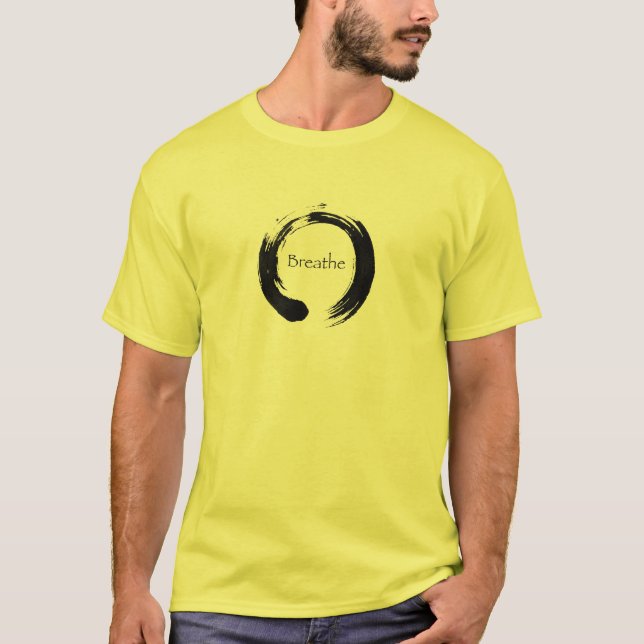 Camiseta Símbolo de Enso del infinito - respire (Anverso)