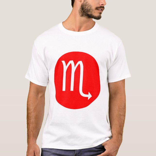 Camiseta Símbolo de Escorpio (Anverso)