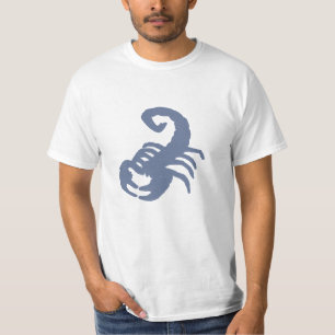 Camiseta Símbolo de Escorpión Azul Místico - Regalo de Arte