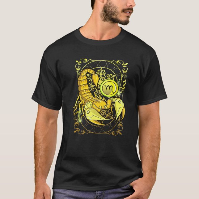 Camiseta Símbolo de escorpión inspirado en zodiaco relacion (Anverso)