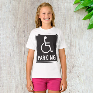 Camiseta Símbolo de estacionamiento para sillas de ruedas
