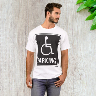 Camiseta Símbolo de estacionamiento para sillas de ruedas