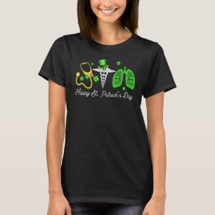 Camiseta Símbolo de estetoscopio Pulmones Vida de enfermera