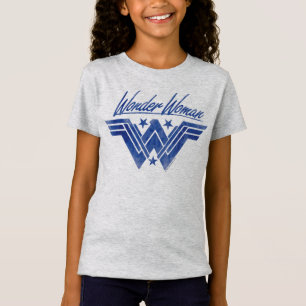 Camiseta Símbolo de estrellas apiladas de mujer maravilla