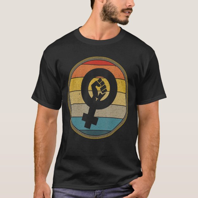 Camiseta Símbolo de feminismo Empoderamiento de la igualdad (Anverso)