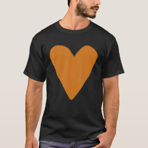 Camiseta Símbolo de forma cardíaca Amor Amor Amabilidad Paz