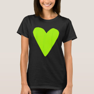 Camiseta Símbolo de forma cardíaca Amor Amor Amor Paz Prima