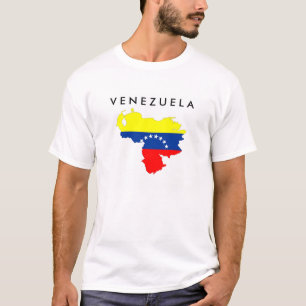 Camiseta símbolo de forma del mapa de bandera del país de v