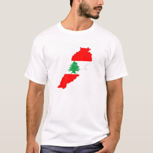 Camiseta símbolo de forma del mapa de bandera del país del 