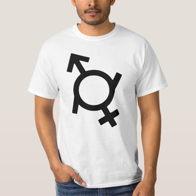 Camiseta Símbolo de género femenino y masculino (Anverso)
