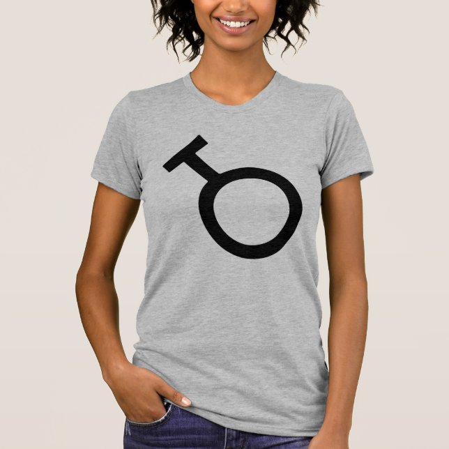 Camiseta Símbolo de género Travesti (Anverso)