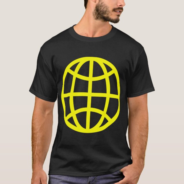 Camiseta Símbolo de globo - Amarillo (Anverso)