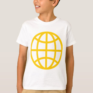 Camiseta Símbolo de globo - Ámbar