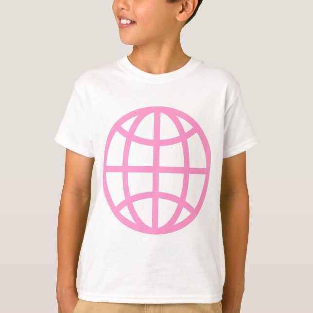 Camiseta Símbolo de globo - Rosa (Anverso)