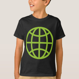Camiseta Símbolo de globo - Verde marciano