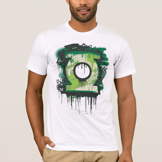 Camiseta Símbolo de graffiti verde (Anverso)