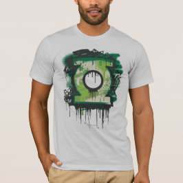 Camiseta Símbolo de graffiti verde