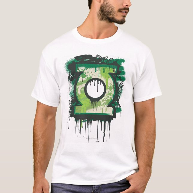 Camiseta Símbolo de graffiti verde (Anverso)