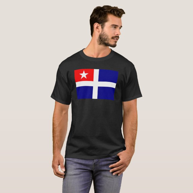 Camiseta símbolo de Grecia de la bandera de la región de (Anverso completo)