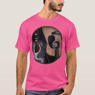 Camiseta Símbolo de guíticas acústicas Yin Yang