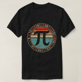 Camiseta Símbolo de i vintage de la celebración del Día Pi