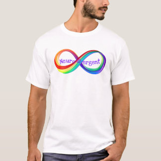 Camiseta Símbolo de infinito arcoiris neurodivergente