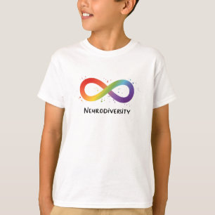 Camiseta Símbolo de infinito arcoiris Neurodiversidad Conci
