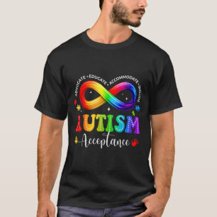 Camiseta Símbolo de infinito de aceptación y conciencia del