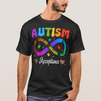 Camiseta Símbolo de infinito de aceptación y conciencia del