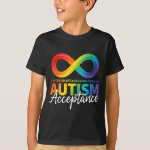 Camiseta Símbolo de infinito de aceptación y conciencia del